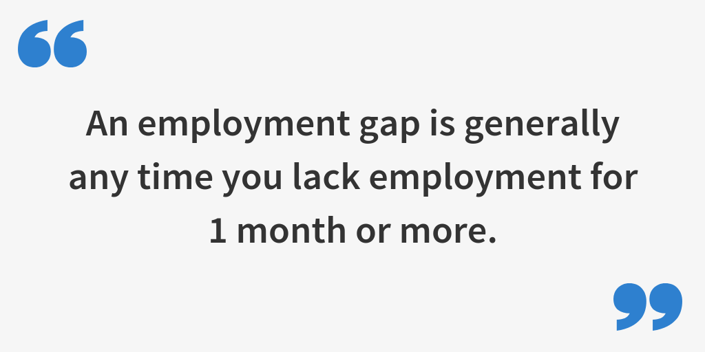 never lie about employment gap quote 3